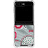 Ohio State University Pattern Galaxy Z Flip6 Clear Case